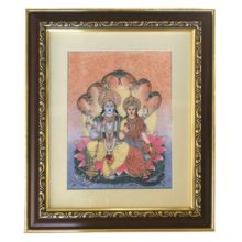 Gem Stone Painting Vishnu Ji Laxmi Ji