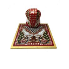 Marble Chowki Ganesh Ji Colourful