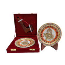 Marble round Plate Ambabari 6"