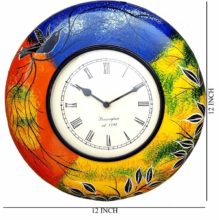 Ethnic Clock Nature Designer Wall Hanging
