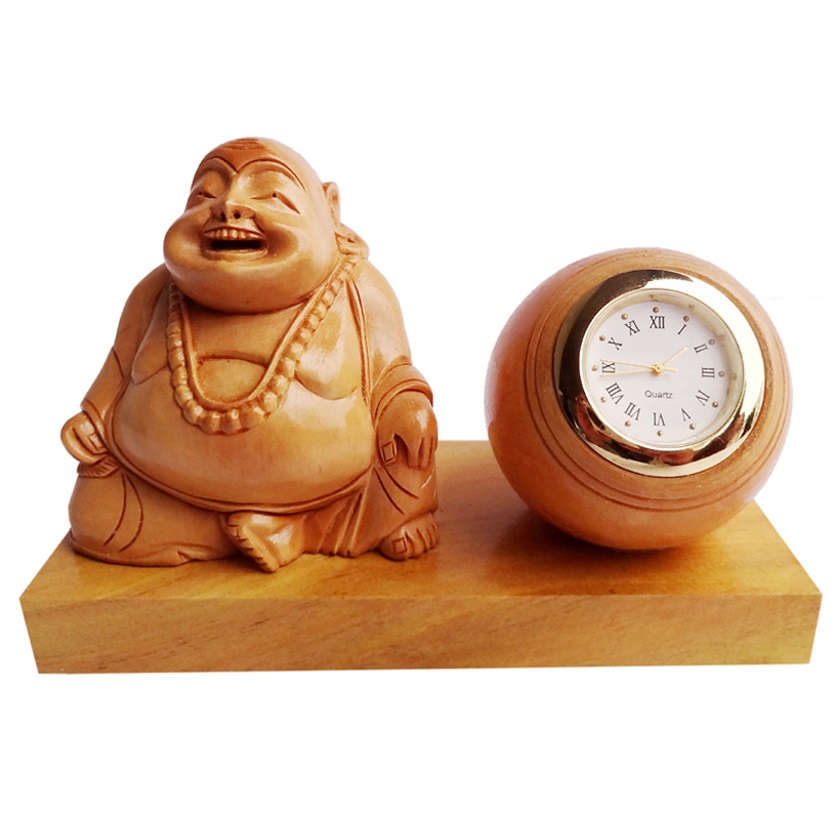 LAUGHING BUDDHA CLOCK