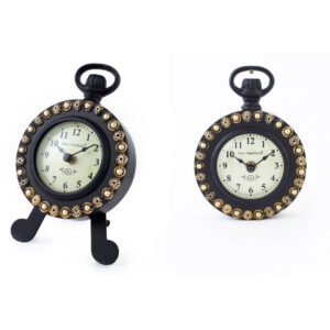 Antique Brass Tripod Clock
